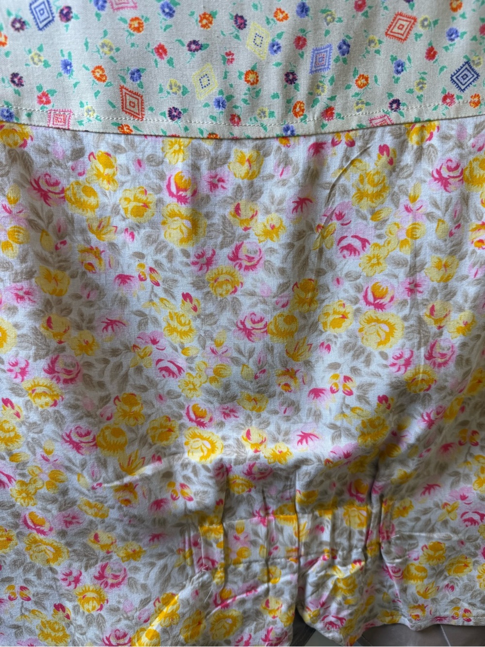 Vintage Counterparts Floral Lined Vest - Picture 4 of 4